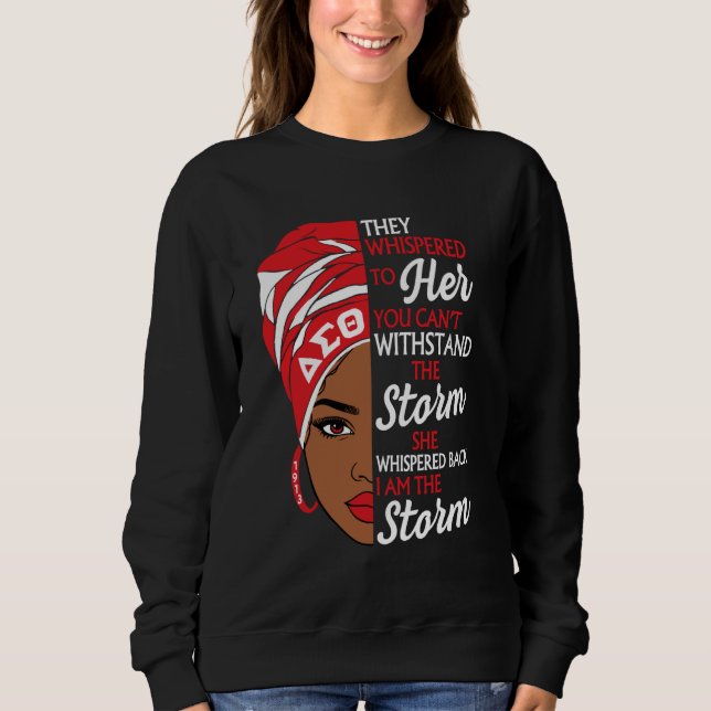 Camiseta Trioridade Delta Sigma Theta, Mês de História Negr (Frente)