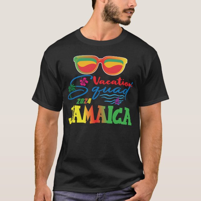 Camiseta Trip da Família de Férias na Jamaica 2024 (Frente)