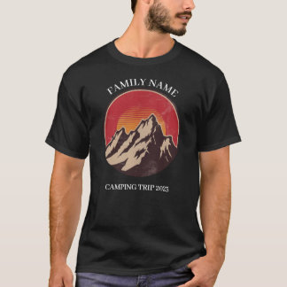 Camiseta Trip da Família Personalizada Montanha