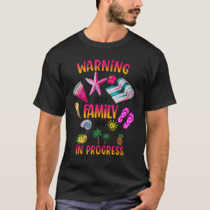 Camiseta Trip Da Família Summer Warning Em Curso Família 20