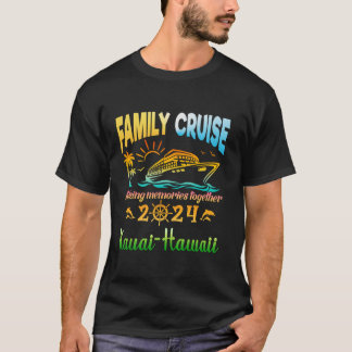 Camiseta Trip. de Férias do Cruise Familiar 2024 Kauai Hawa