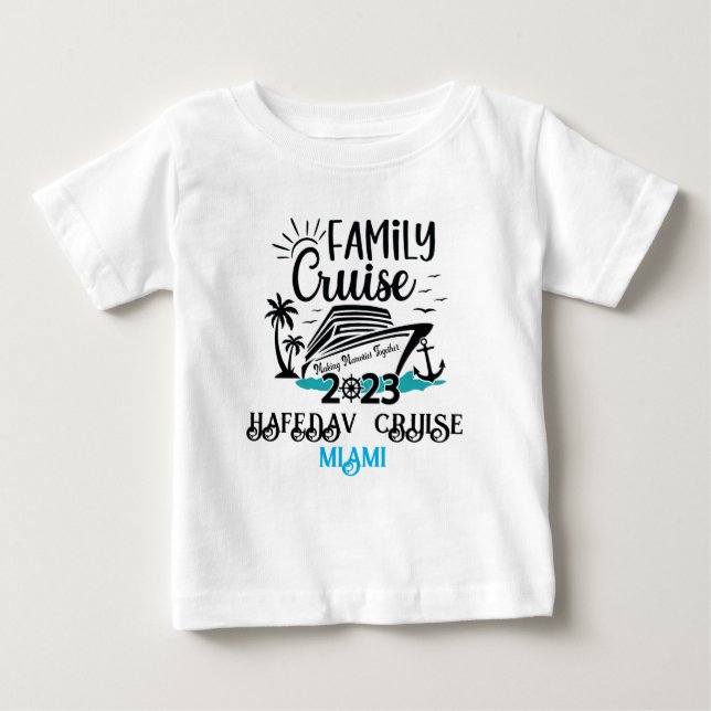 Camiseta Trip Sunset T da Família de Navios de Cruzeiro Per (Frente)