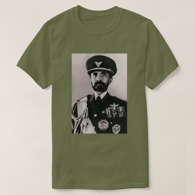 Camiseta Tripas de Judá Selassie Rasta Leão Raízes (Frente do Design)