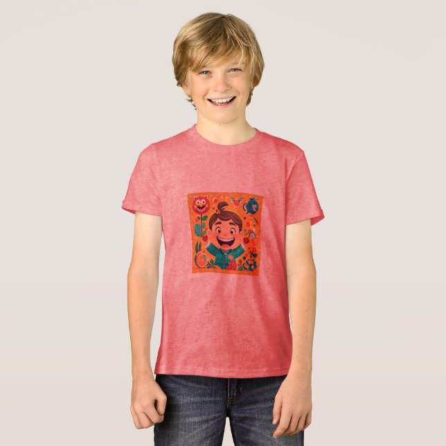 Camiseta Tripla Bella+Canvas Juventude (Frente Completa)