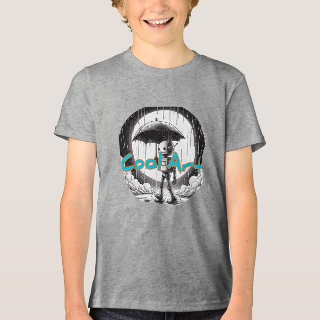 Camiseta Tripla Bella+Canvas, preto sólido (Frente)