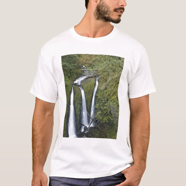 Camiseta Triple Falls, Garganta do Rio Columbia (Frente)