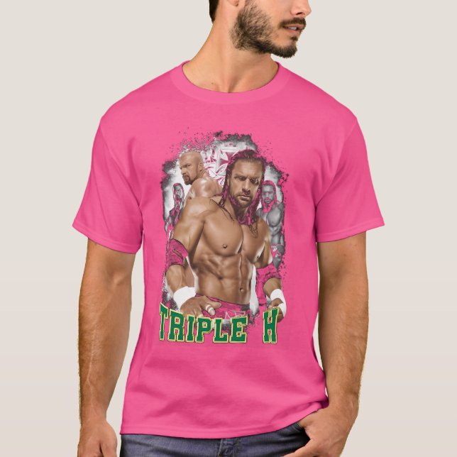 Camiseta Triple H Retro Vintage (Frente)
