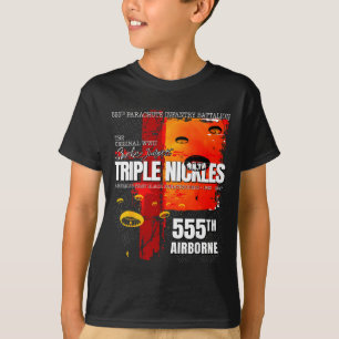 Camiseta Triple Nickles 555º Batalhão de Paraquedistas Smok