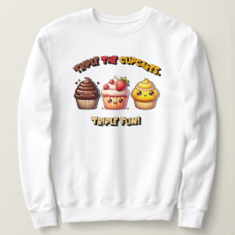 Camiseta Triple os Cupcakes, Triple Divertido!