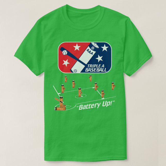 Camiseta Triplo A Baseball 1 (Frente do Design)