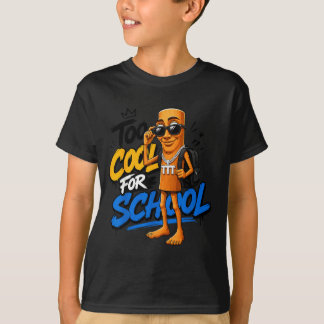 Camiseta Triplo T Tung Sahur Volta às Aulas Meme Crianças D