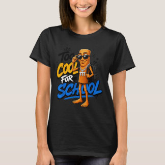 Camiseta Triplo T Tung Sahur Volta às Aulas Meme Crianças D