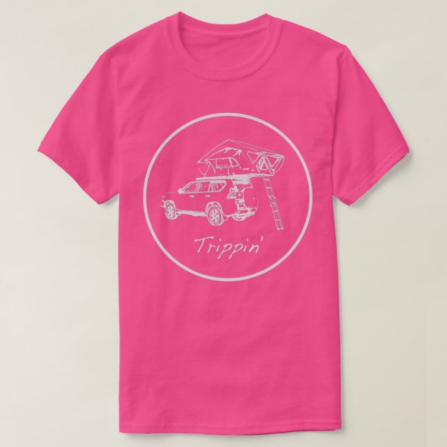 Camiseta Trippin Prado Landcruiser Rooftop Tent (Frente do Design)