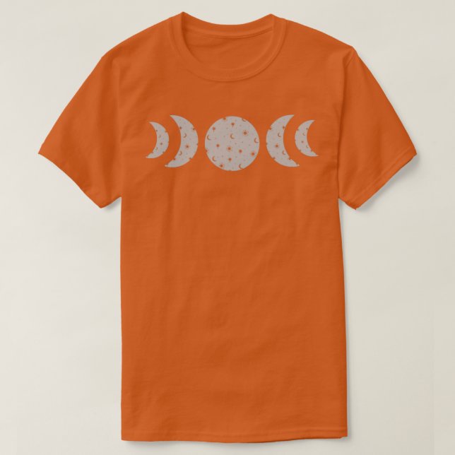Camiseta Tripple Moon Deusa prata (Frente do Design)