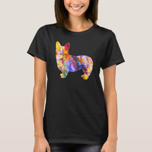 Camiseta Trippy Psychedelic Coloric Art Pembroke Welsh Cor