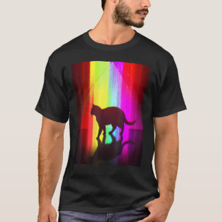 Camiseta Trippy Surreal Cat Acidwave Aesthetic Surrealism R