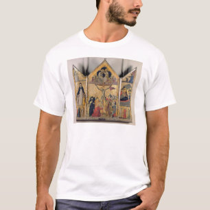 Camiseta Triptych com cenas da vida do