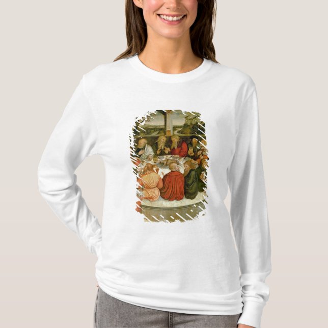 Camiseta Triptych, painel esquerdo, Philipp Melanchthon (Frente)