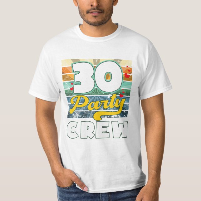 Camiseta Tripulação de 30 anos (Frente)