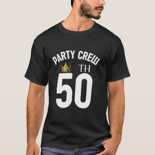 Camiseta Tripulação de 50 Anos Mãe Irmã Irmã, Pai 50 Anos