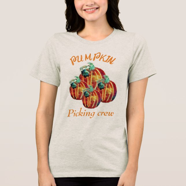 Camiseta Tripulação de abóbora (Frente)