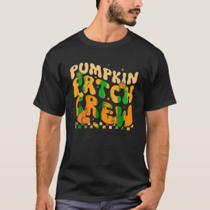 Camiseta Tripulação de Abóbora-Abóbora Retrópica Queda de A