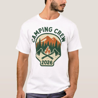 Camiseta Tripulação de acampamento 2026