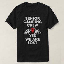 Camiseta Tripulação de acampamento de mais velho que está p