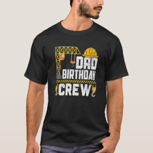 Camiseta Tripulação de Aniversário do pai - Festa de aniver