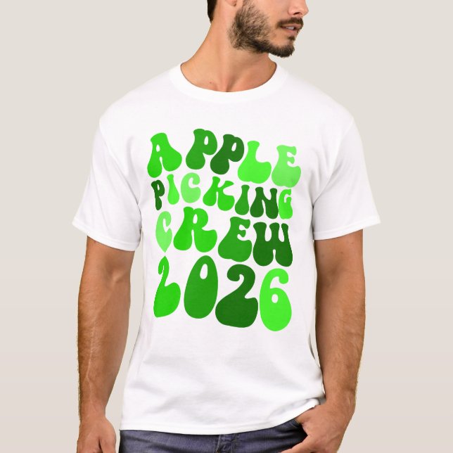 Camiseta Tripulação de Apple Picking 2026 Tripulação de App (Frente)