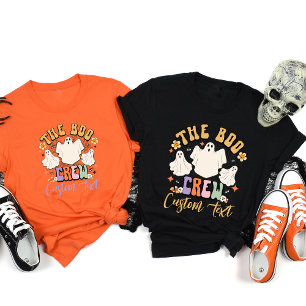 Camiseta Tripulação de Boo Personalizada que Corresponde ao