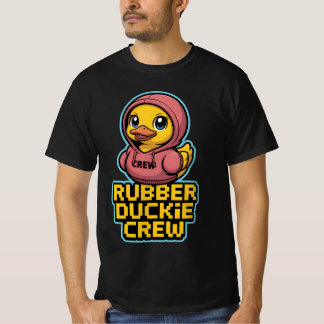 Camiseta Tripulação de Borracha - Design de Combinação de P