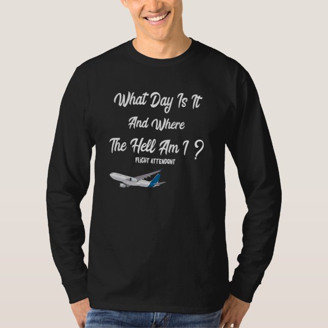 Camiseta Tripulação de Cabina de Atendimento de Voo (Frente)
