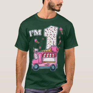 Camiseta Tripulação de Caminhões de Sorvete primeiro aniver