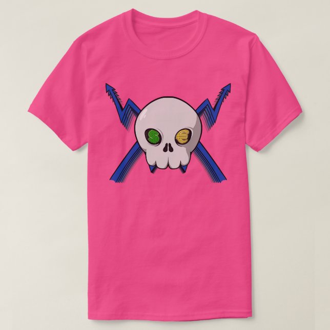 Camiseta Tripulação de corretores, pirata jolly sem legenda (Frente do Design)