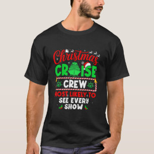 Camiseta Tripulação de Cruzeiro de Natal com Maior Probabil