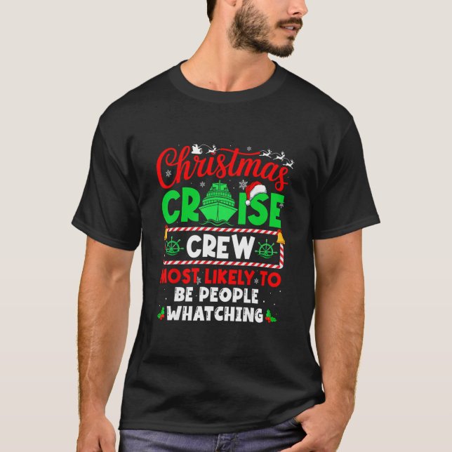 Camiseta Tripulação de Cruzeiro de Natal com Maior Probabil (Frente)