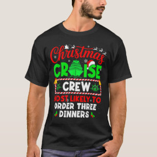 Camiseta Tripulação de Cruzeiro de Natal com Mais Probabili