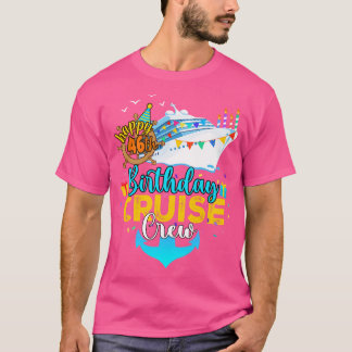 Camiseta Tripulação de Cruzeiros de Aniversário