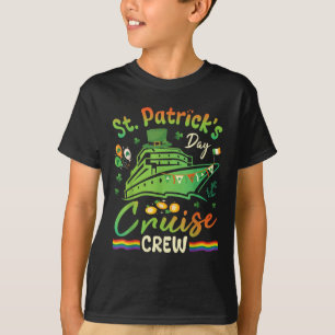 Camiseta Tripulação de Cruzeiros de Dia de São Patrício Sha