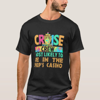 Camiseta Tripulação De Cruzeiros De Férias Mais Susceptível