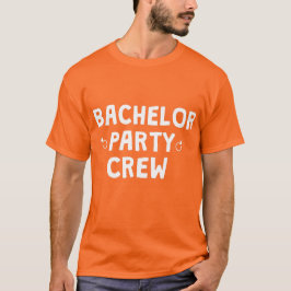 CAMISETA TRIPULAÇÃO DE FESTA DE BACHELOR