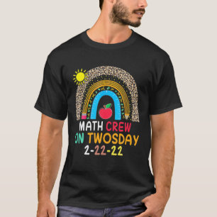 Camiseta TRIPULAÇÃO DE MATEMÁTICA escolar NA SEGUNDA-FEI