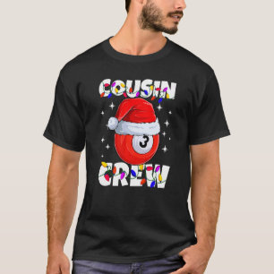 Camiseta Tripulação de Natal 3 Billiard Pajamas Fami