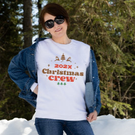 Camiseta Tripulação de Natal do ano personalizada