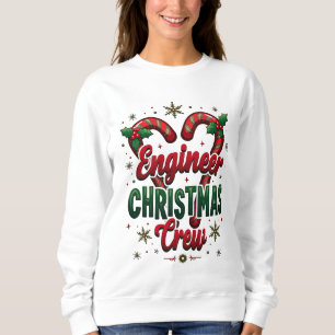 Camiseta Tripulação de Natal do engenheiro - Férias Retro E