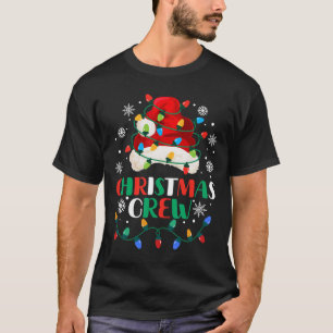 Camiseta Tripulação de Natal Luz Família Correspondendo Pij