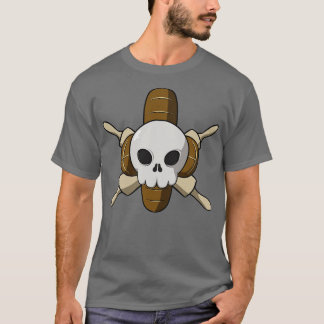 Camiseta Tripulação de padeiros Bandeira pirata jolly sem l