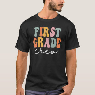 Camiseta Tripulação De Primeiro Grau Vintage Retrô De Vinta