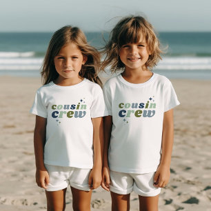 Camiseta Tripulação de Primo Retro   Crianças Correspondent